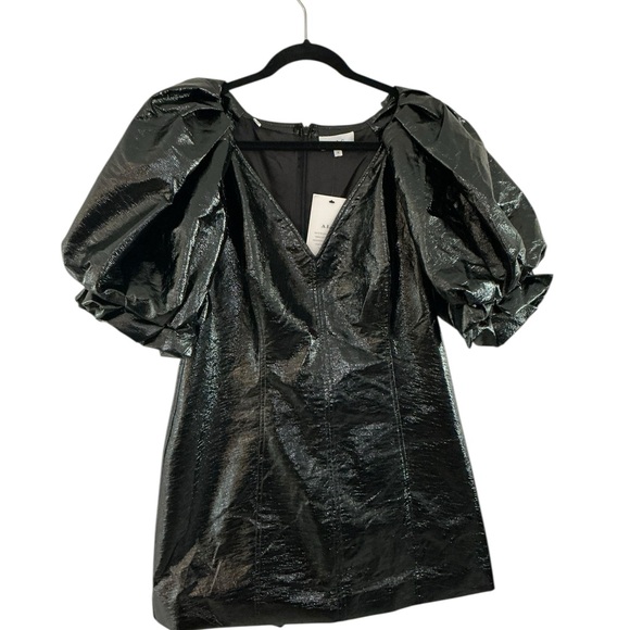 A.L.C. Black Mini Dress with Chic Design - Picture 2 of 8